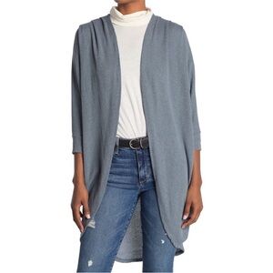14th & Union Grey Cocoon Cardigan Size s NWT